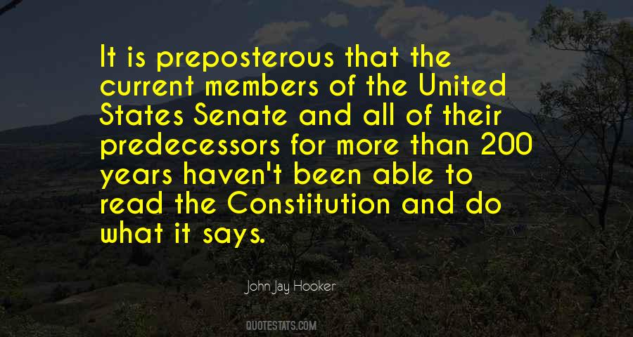 United States Senate Quotes #869095