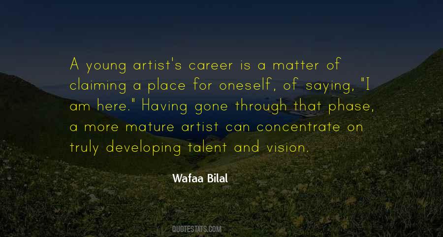 Quotes About Developing Talent #345147