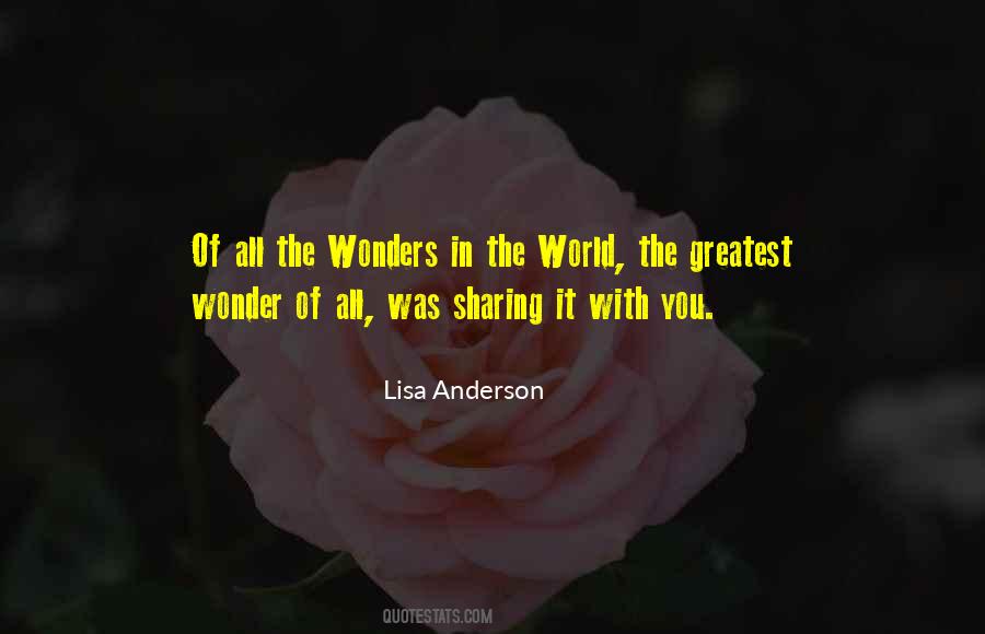 Quotes About Wonders #1312692