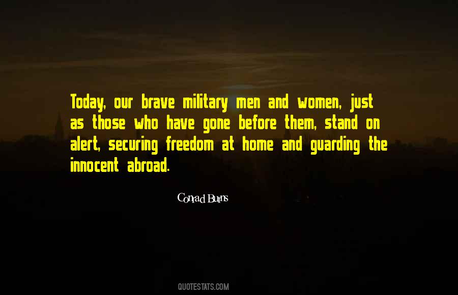 Military Men Quotes #105918