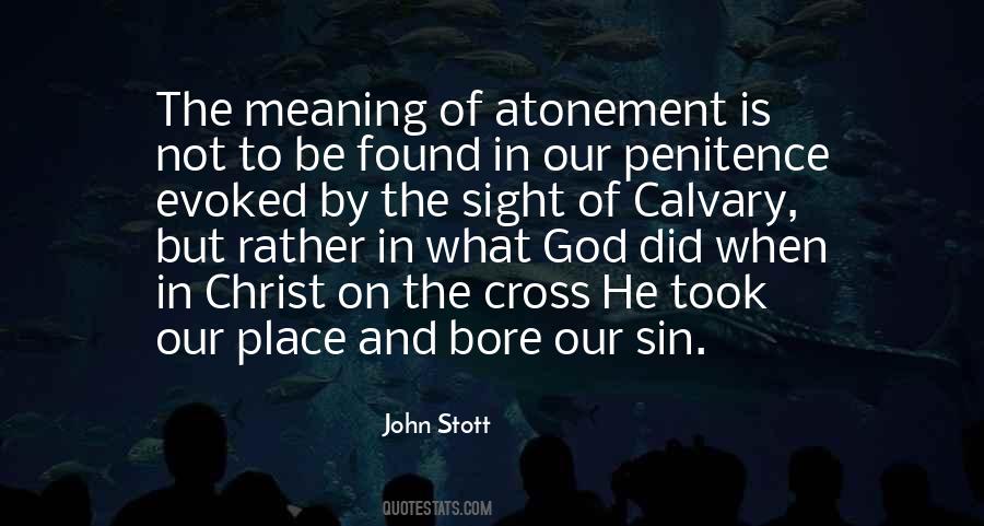 Cross John Stott Quotes #1075738