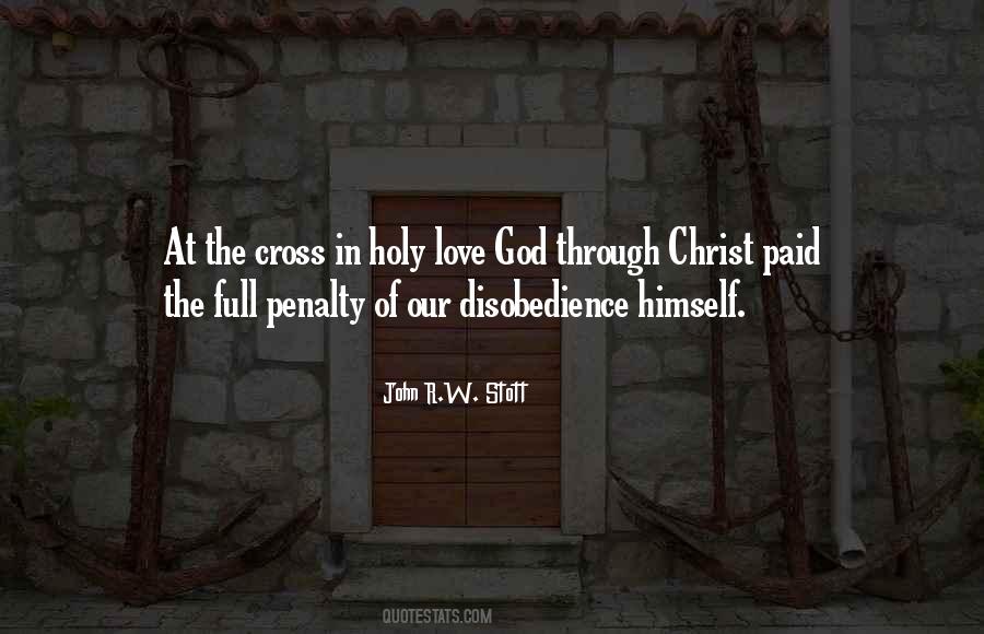 Cross John Stott Quotes #1645772