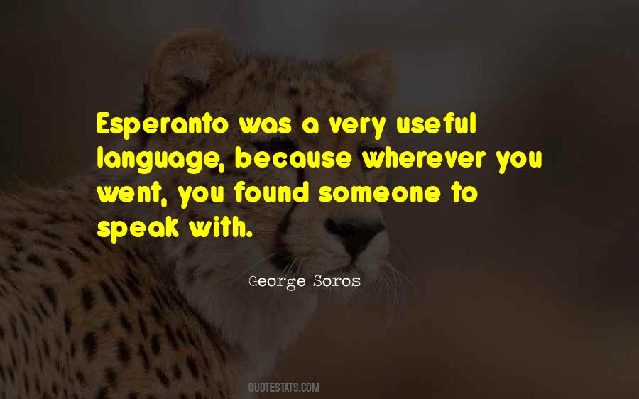 Quotes About Esperanto #787473