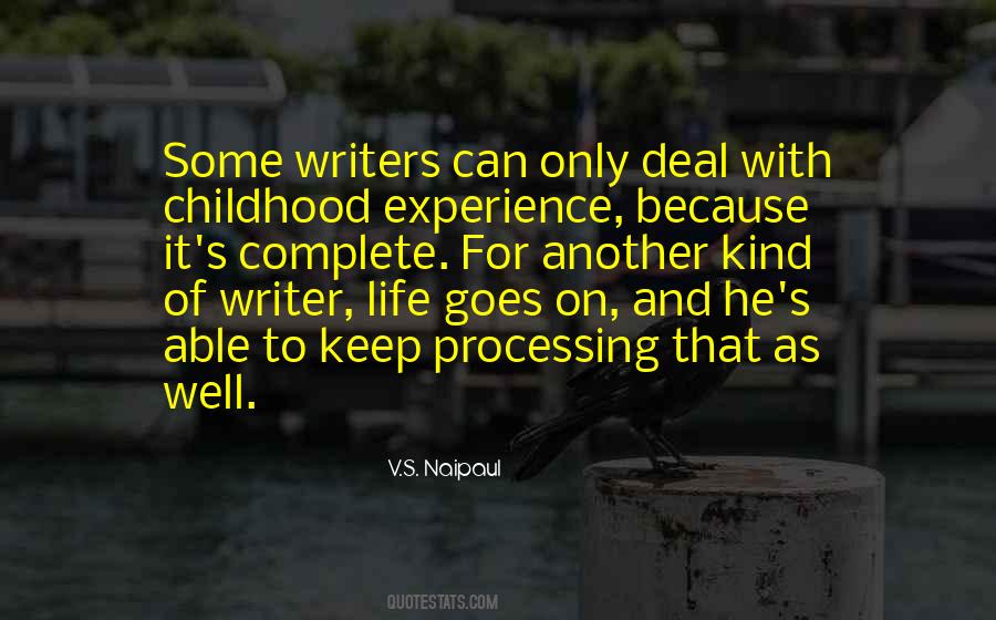 Writer Life Quotes #1505862