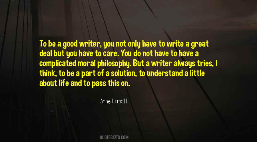 Writer Life Quotes #4386