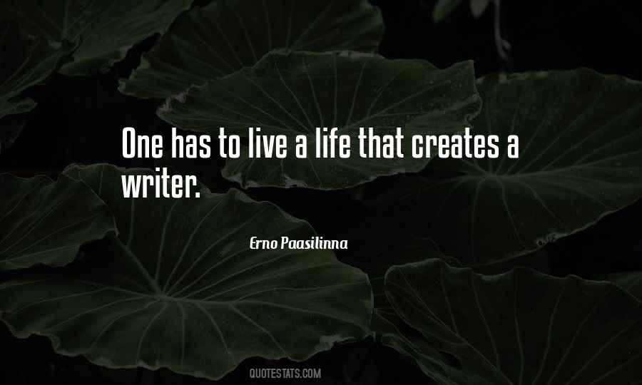 Writer Life Quotes #87495
