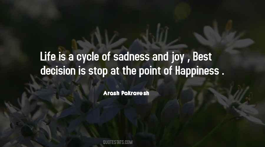 Quotes About Sadness And Joy #1620428