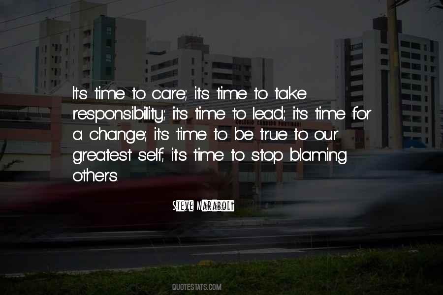 Quotes About Time For A Change #940590