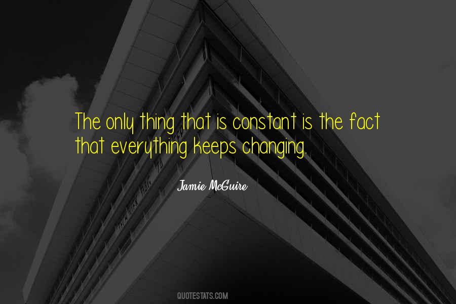 Quotes About Everything Changing #15887