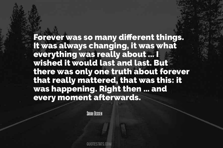 Quotes About Everything Changing #964108