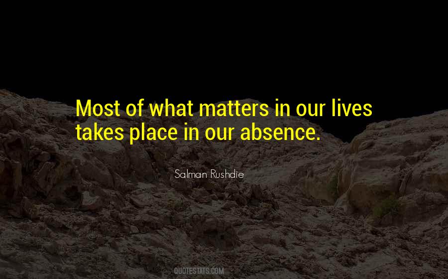 Quotes About What Matters In Life #683603