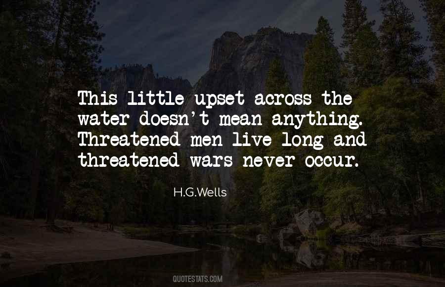Quotes About Threatened #1044720