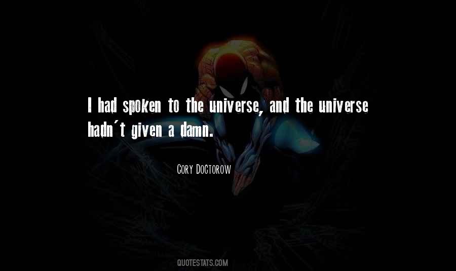 And The Universe Quotes #1072159