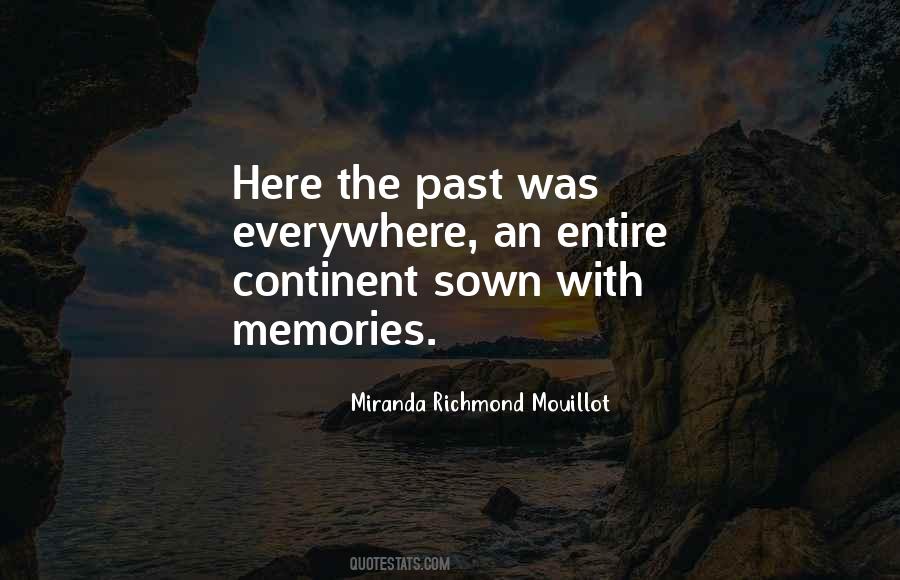 Quotes About Past Memories #90475