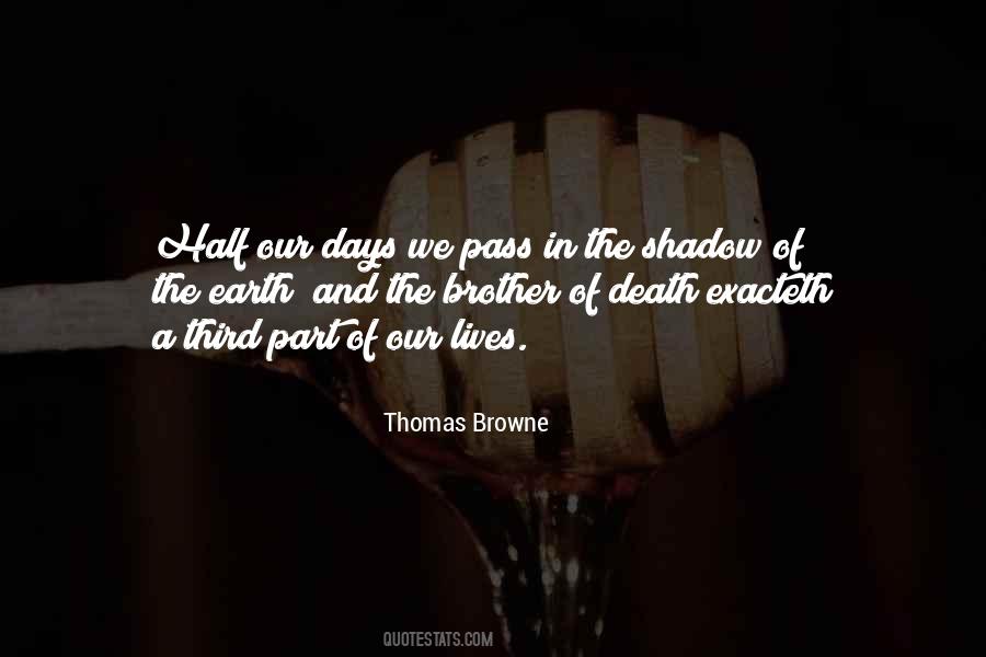 Shadow Of Death Quotes #1307291