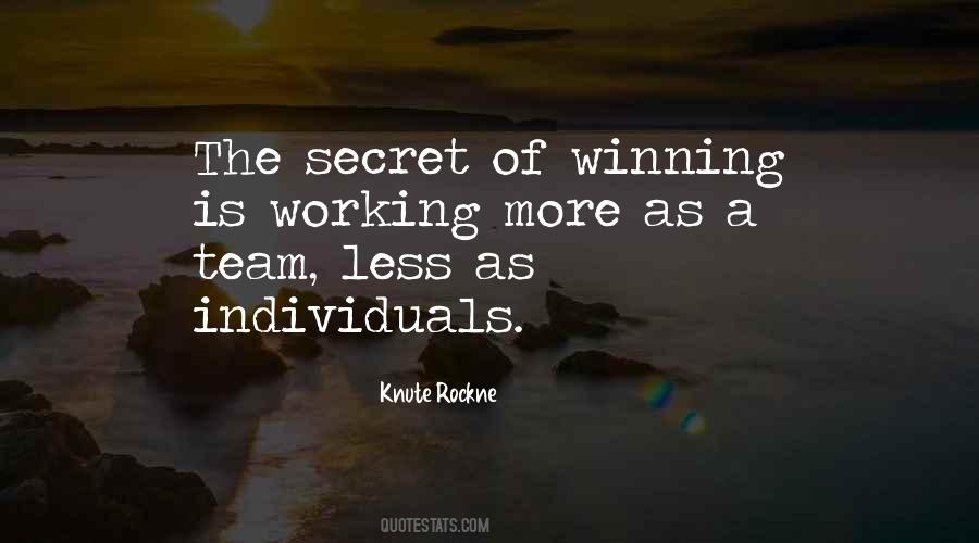 Quotes About Winning As A Team #1803390