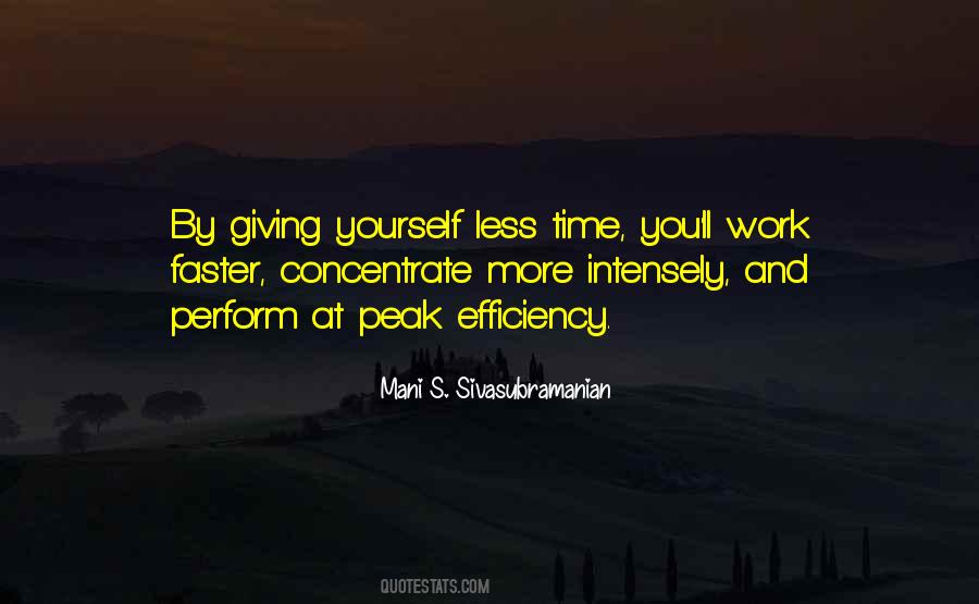 Quotes About Time Efficiency #735317
