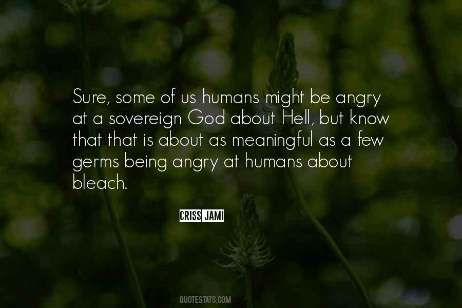 Quotes About Being Angry #1171289