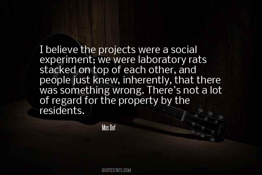 Social Experiment Quotes #1780933