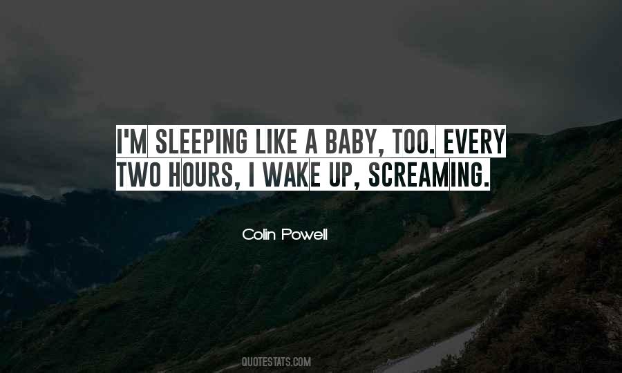 Quotes About Sleeping Like A Baby #796623