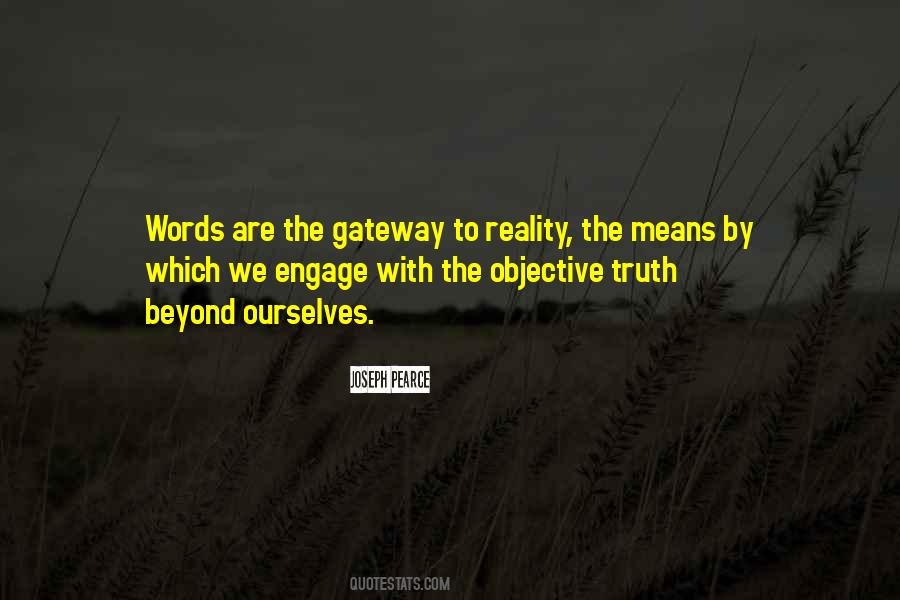 Quotes About Objective Truth #1108312