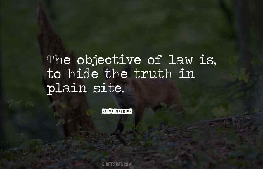 Quotes About Objective Truth #879227