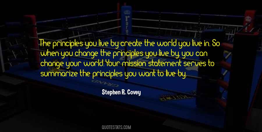 Quotes About Mission Statement #543934