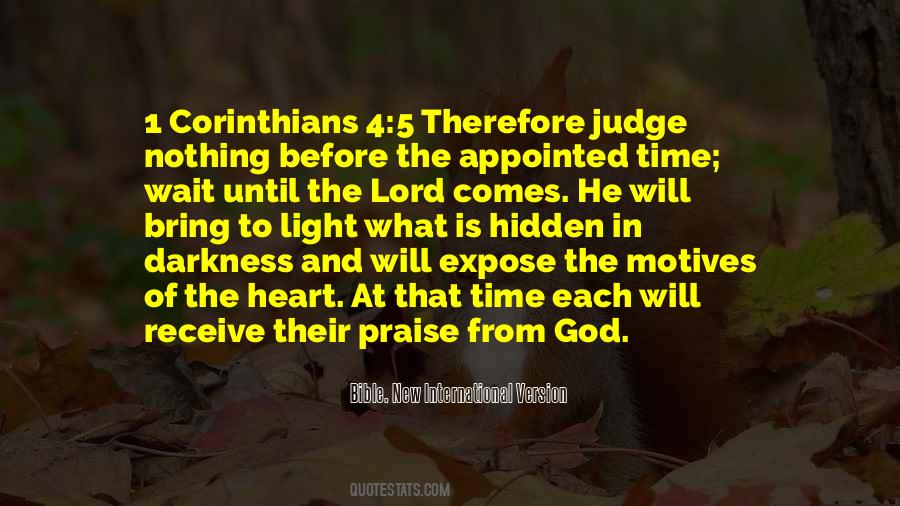 Quotes About God's Appointed Time #257792