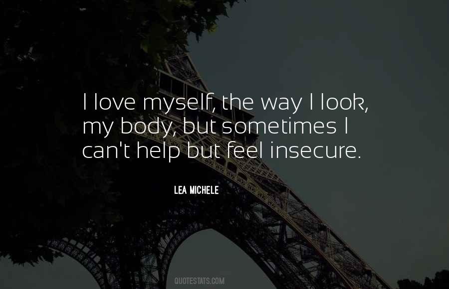 Quotes About Insecure Love #1416786