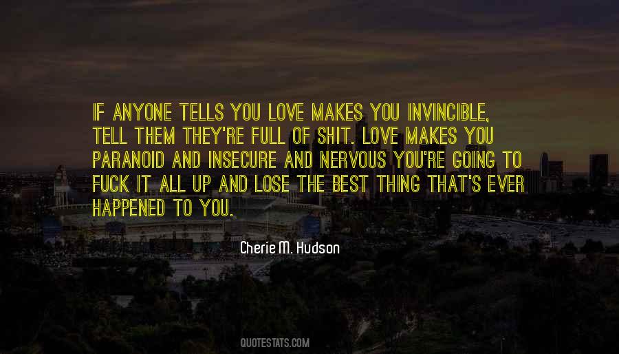 Quotes About Insecure Love #1807435