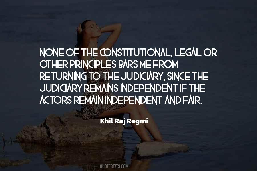Quotes About The Judiciary #551505