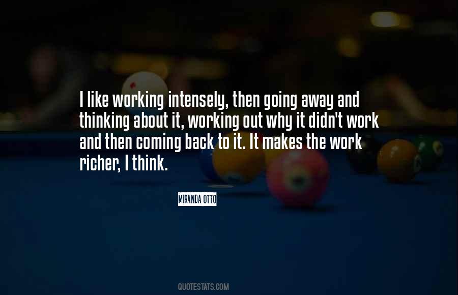 Quotes About Going Back To Work #852551