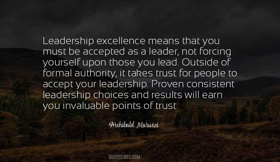 Leader Leadership Quotes #77147