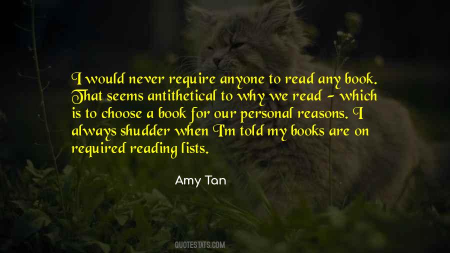 Quotes About Required Reading #531122