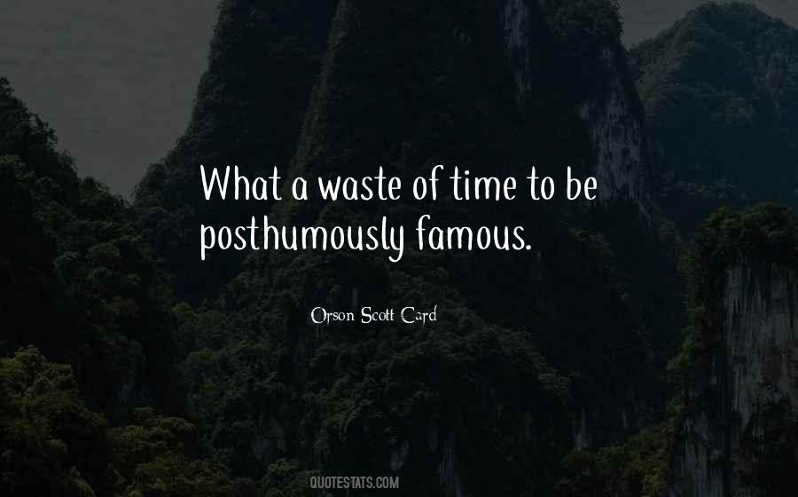 Quotes About Waste Of Time #1101106