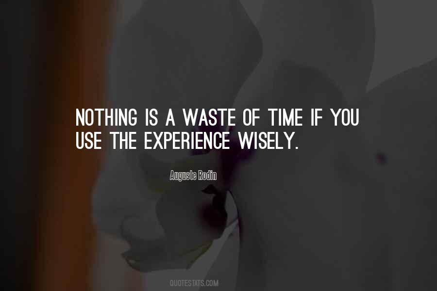 Quotes About Waste Of Time #1373198