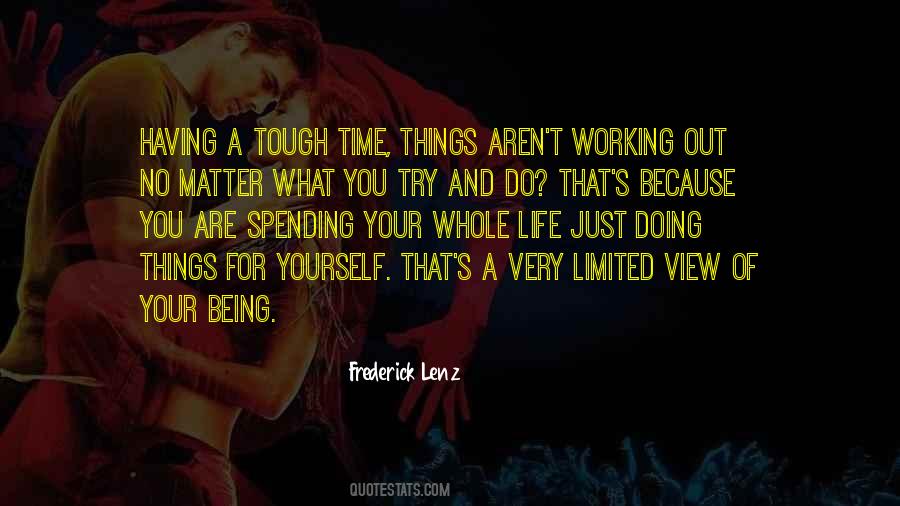Tough Things Quotes #720834
