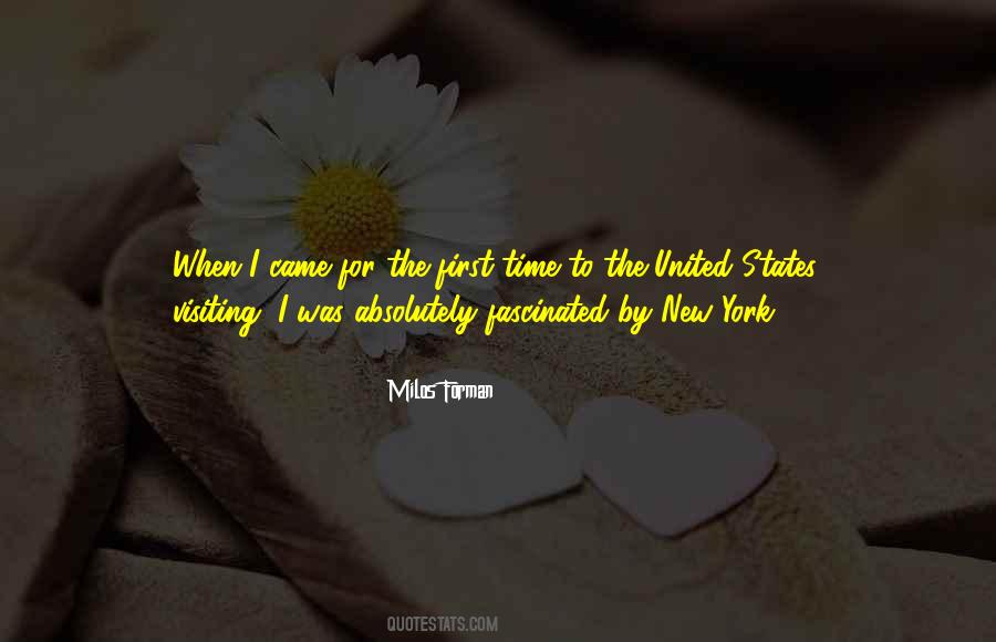 Quotes About Visiting New York #1706171