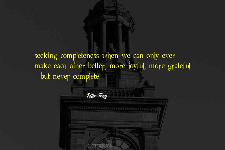 Quotes About Completeness #1047940