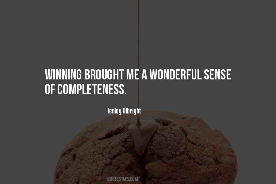 Quotes About Completeness #688927