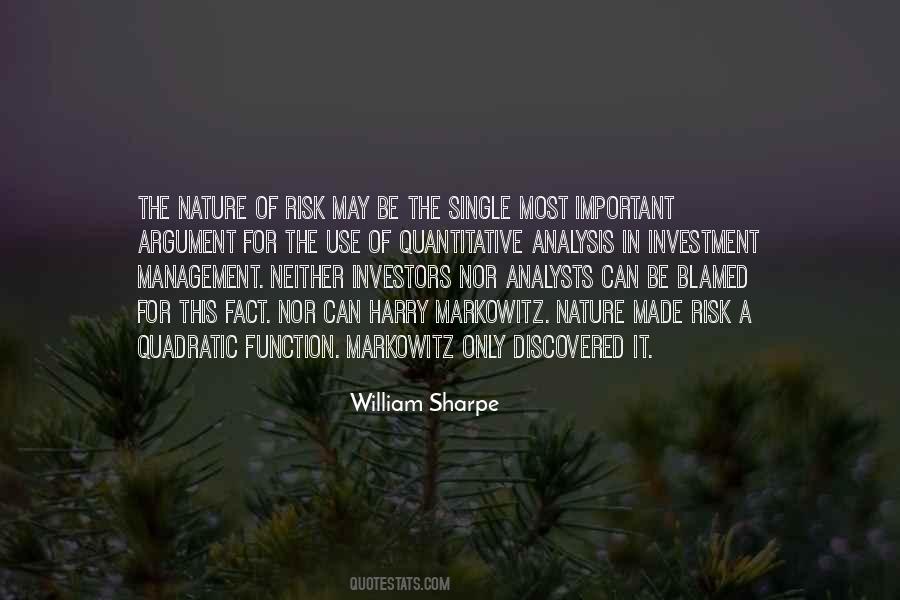 Quotes About Investment Risk #381309