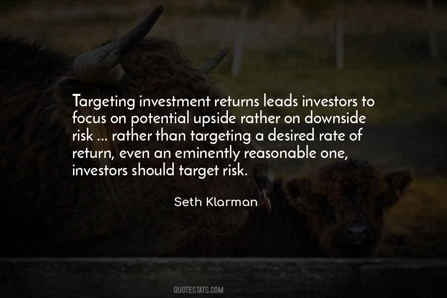 Quotes About Investment Risk #435379
