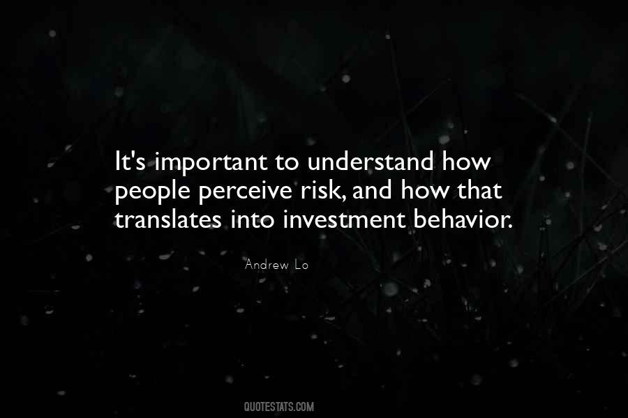 Quotes About Investment Risk #679729