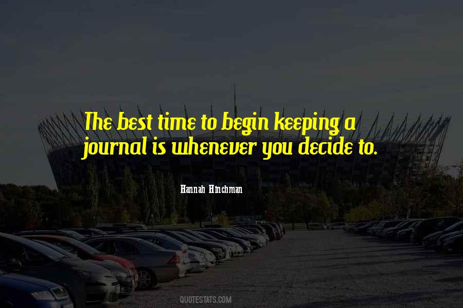 Quotes About Keeping A Journal #1120120