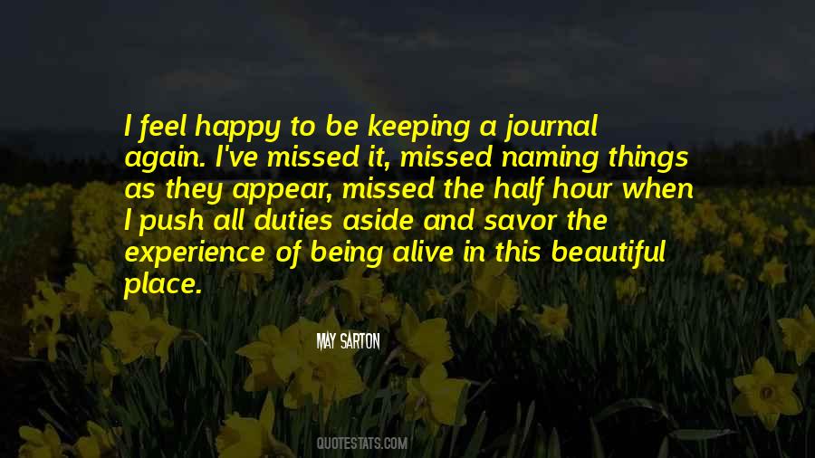 Quotes About Keeping A Journal #1545078