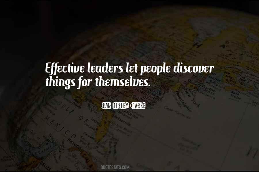 An Effective Leader Quotes #1115155