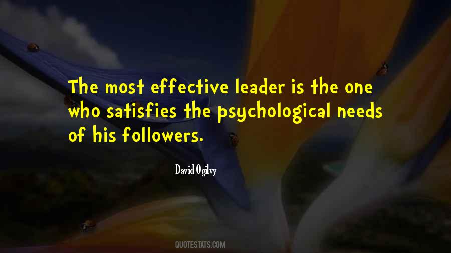 An Effective Leader Quotes #113362