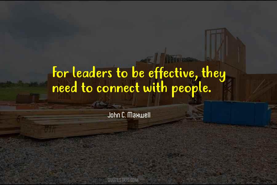 An Effective Leader Quotes #1141480