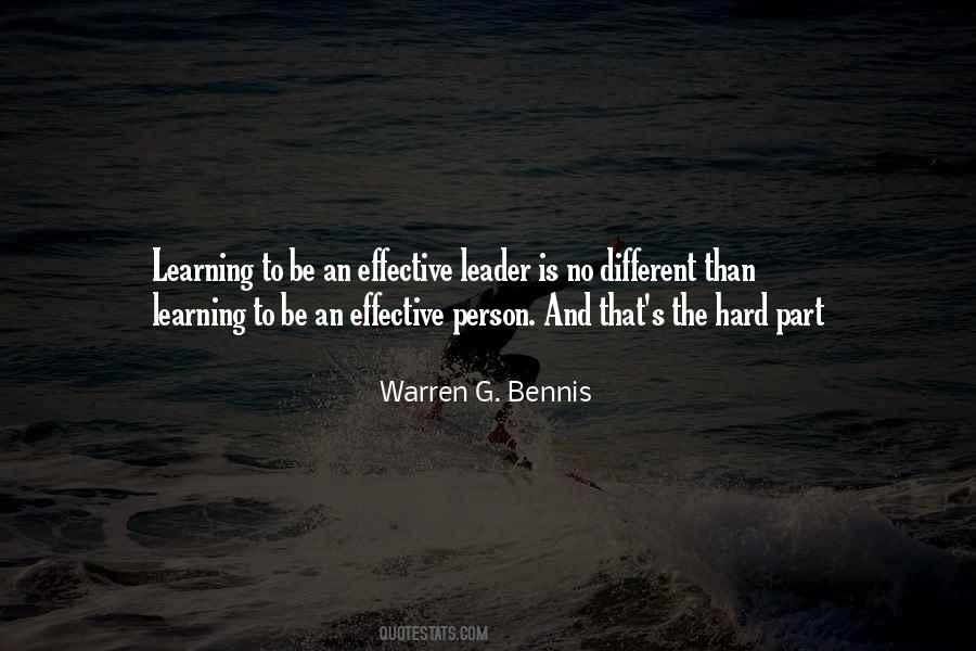 An Effective Leader Quotes #176763