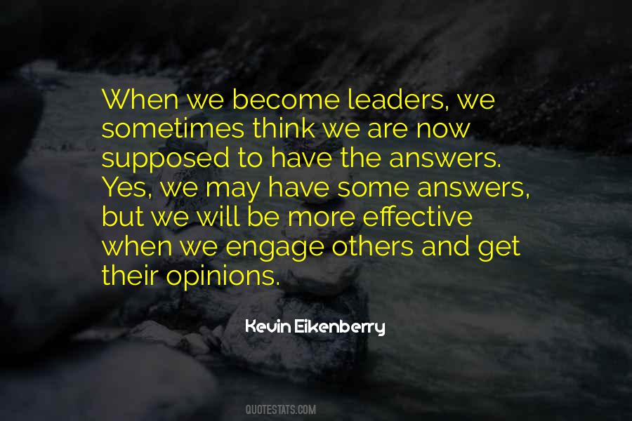 An Effective Leader Quotes #1843700